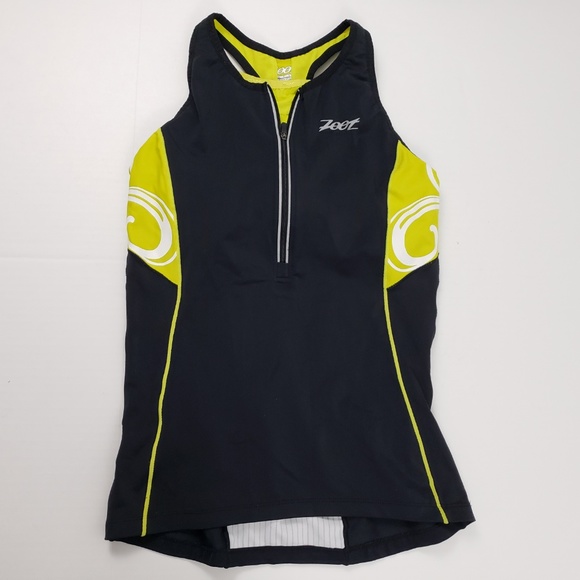 Zoot Tops - Zoot Triathlon Cycling Jersey Sleeveless Black